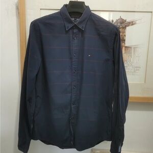 Tommy Hilfiger Men's Navy Blue Shirt